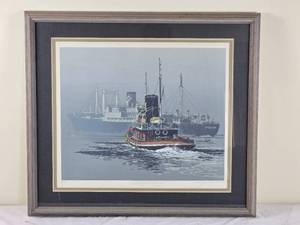 lot 84 image: SIGNED Nautical Fine Art Print - Jack Woodson - Red, Right, Returning - 371500