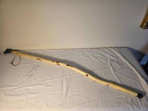 lot 163 image: ENCHANTING SIGNED ARTISAN CRAFTED JADE BEAR STAFF WALKING STICK