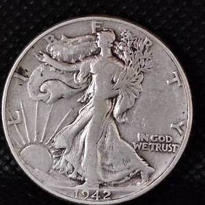 lot 10 image: 1942 Walking Liberty
