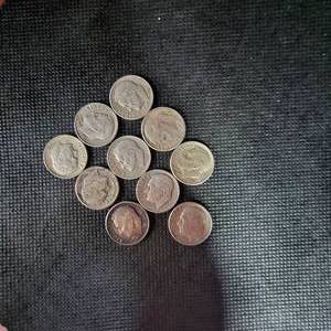 lot 41 image: 10-Roosevelt Silver Dimes