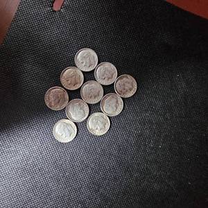 lot 46 image: 10-Roosevelt Silver Dimes
