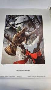 lot 67 image: 1981 Mario Fernandez Twelve Days of Christmas Prints, numbered and signed