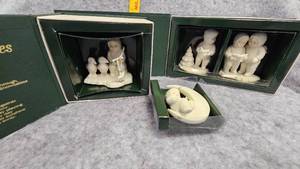 lot 70 image: Snowbabies Fishing for Dreams , Moon Beams, Twinkle Little Stars