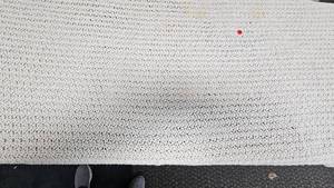 lot 80 image: 1948, made in Holland Store Cord Tablecloth, Handmade