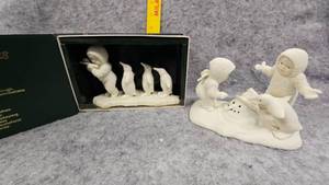 lot 93 image: Snowbabies Penguin Parade, Where Did He Go