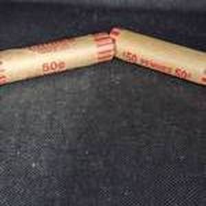 lot 149 image: 2 Rolls of Wheat Pennies, Mint Rolls
