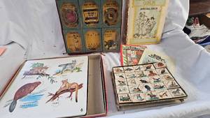 lot 34 image: Avon 20 Paces Cologne Set, sill almost full