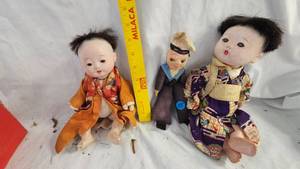 lot 35 image: Asian Pocelain Doll and TSS Fairsea Doll