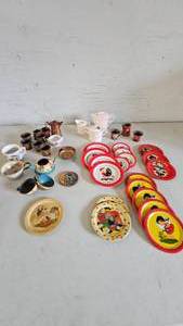 lot 44 image: Metal Tea Sets Assorted Pieces, Plastic Tea Set Pieces
