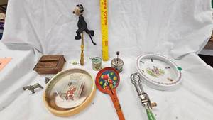 lot 72 image: Felix Toy, Tin Knocker, Fairy Tale Plates