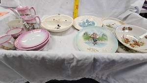 lot 92 image: Childs Dishes-baby dishes-tea set
