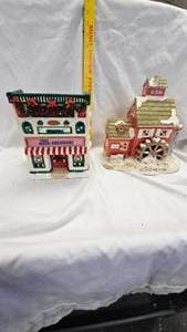 lot 97 image: Christmas Valley Collectible Hardware Store, Dept 56 Granery