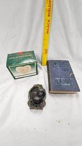 Nights with Uncle Remus book and Cast Iron Black Americana