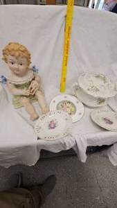 lot 109 image: Chamber Pot, Doll Statue