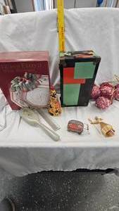 lot 155 image: Hair BrushComb, Case, Noisemaker, Flower Bulbs, Candle Holder