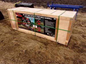 lot 3 image: TMG Industrial 30 Portable Sawmill (UNUSED)