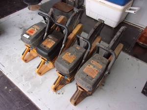 lot 72 image: 4- Partner K950 Gas Chop Saws