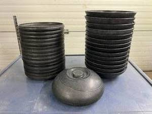 lot 12 image: Lot of Aladdin Temp-Rite Heat On Demand Ultra Bases and Bowl - In Good Condition