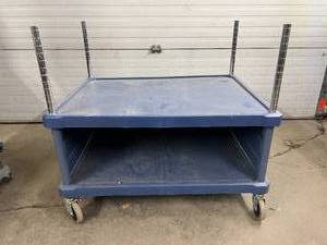 lot 13 image: Storage Supply Rolling Cart - In Good Condition 37 x 27 x 33.5