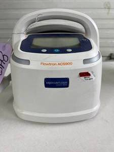 lot 15 image: WOW MSRP $6000 Arjo Huntleigh Flowtron ACS900 Universal Pump -Intermittent pneumatic compression (IPC) therapy system (Treatment DVTVTE) wauto-recognition of thigh, calf, or foot garments (Garments Not Included - Order Online $70) Works Great
