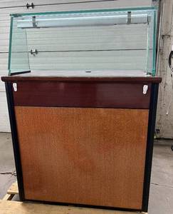 lot 65 image: Moseley Modular Merchandising System With Light & Power Supply - Very Nice Condition