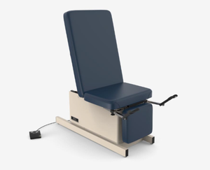 lot 60 image: MSRP $4500 Hill Laboratories HA90E OB-GYN Medical Treatment Power High Low Examination Table - In Great Working Condition