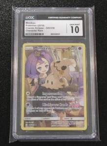 lot 31 image: 2019 Pokemon Cosmic Eclipse Mimikyu #245236 CGC 10