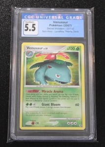 lot 39 image: 2007 Pokemon Secret Wonders Venusaur #20132 CGC 5.5