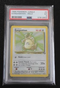 lot 45 image: 1999 Pokemon Jungle Holo Kangaskhan #564 PSA 5