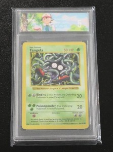 lot 50 image: 1999 Pokemon Base Set Shadowless Tangela #66102