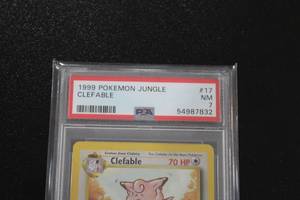 1999 Pokemon Jungle Clefable #17/64 PSA 7
