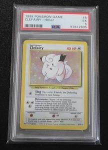 lot 82 image: 1999 Pokemon Base Set Clefairy #5102 PSA 5