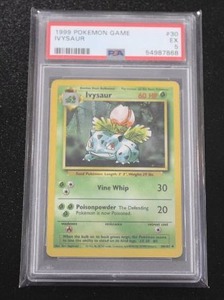 lot 83 image: 1999 Pokemon Base Set Ivysaur #30102 PSA 5