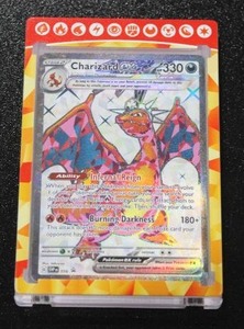 lot 100 image: Pokemon Charizard EX Black Star Promo #056 w Frame