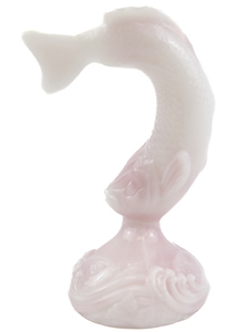 lot 32H image: FENTON Rosalene Jumping Trout Figurine (Limited Edition #2922000)