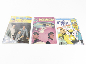 lot 20G image: Set of 3 Star Trek Book & Record Sets
