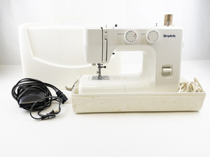 lot 46 image: SIMPLICITY Sewing Machine - Machine, Pedal, & Case