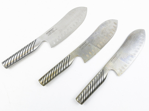 lot 55 image: TECHINIQUE Set of 3 Stainless Steel Knifes