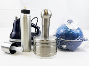 lot 59 image: Lot of 4 Kitchen Appliances - Egg Cooker, Capacity Chopper, Oil Spray Pump, & KITCHEN AID Hand Mixer (Working)