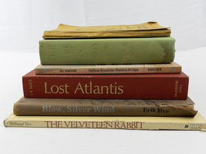 lot 73 image: Lot of 6 Vintage Books - The Velveteen Rabbit, Lost Atlantis