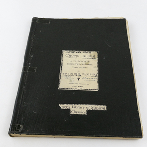 lot 78 image: Vintage Chopin Album Music Book