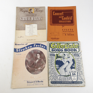 lot 84 image: Group of 4 Vintage Piano Music Books
