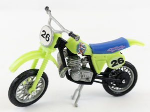 lot 88F image: Green & Blue Kawasaki Motorcycle Diecast Motorcycle