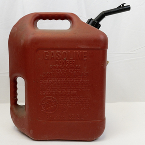 lot 92 image: BLITZ 6 Gallon Gasoline Can with Spout