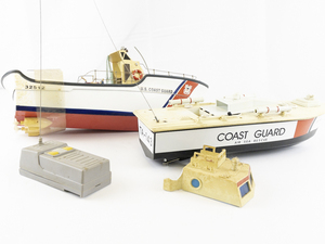 lot 108 image: Vintage Coast Guard Toy Boats