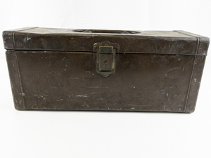 lot 113 image: CORBIN Brown Metal Tool Box