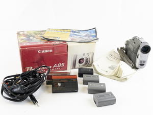 lot 122 image: SONY Mini Handycam, & CANON Powershoot A 85 Digital Camera
