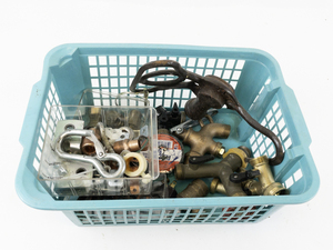lot 138 image: Large Group Lot -Faucets, Rubber Seals, Piping, & More