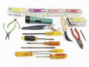lot 165 image: Large Tool Lot - Screwdrivers, Pliers, Nuts, Bolts & More