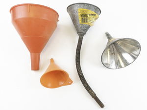 lot 168 image: Group of 4 Oil Funnels